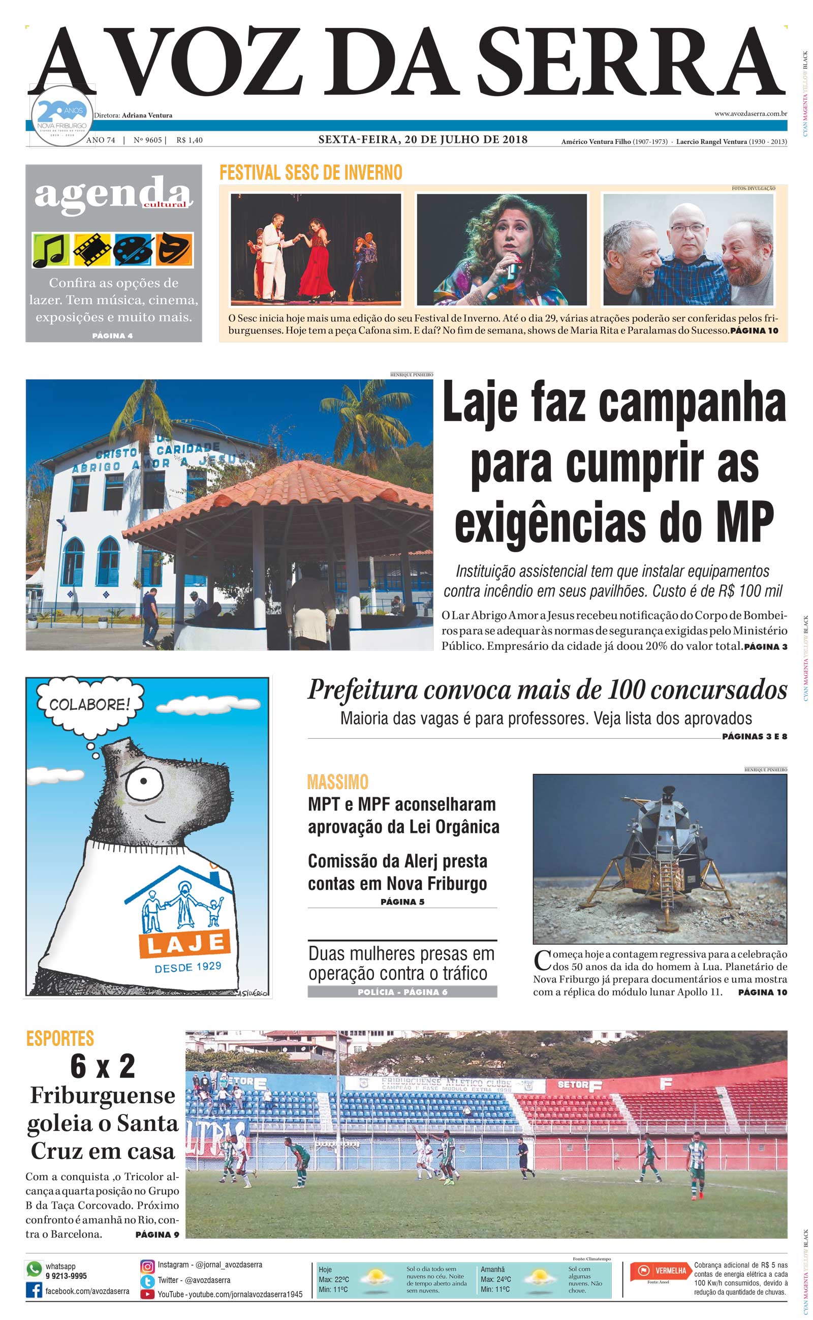 Edi O De De Julho De Jornal A Voz Da Serra