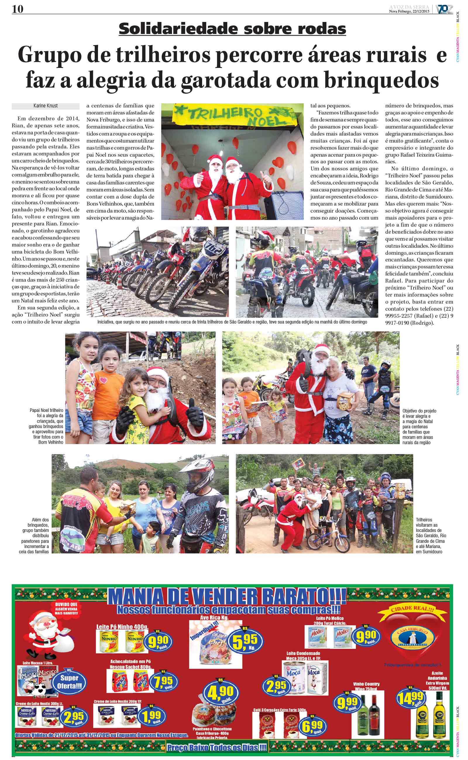 Edição De 22 De Dezembro De 2015 Jornal A Voz Da Serra
