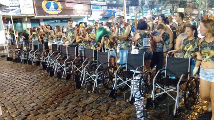 O Bloco da Jurema no carnaval deste ano: recorde brasileiro (Foto: divulgação)