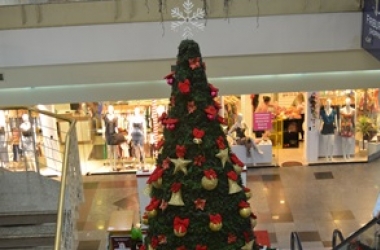 Decoração de Natal do Friburgo Shopping (Arquivo AVS)