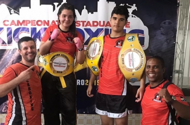 Lutadores friburguenses conquistam medalhas no Kickboxing