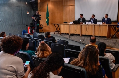 A apresentação do decreto no auditório Nelson Carneiro, na Alerj   (Foto: Octacílio Barbosa/Alerj)