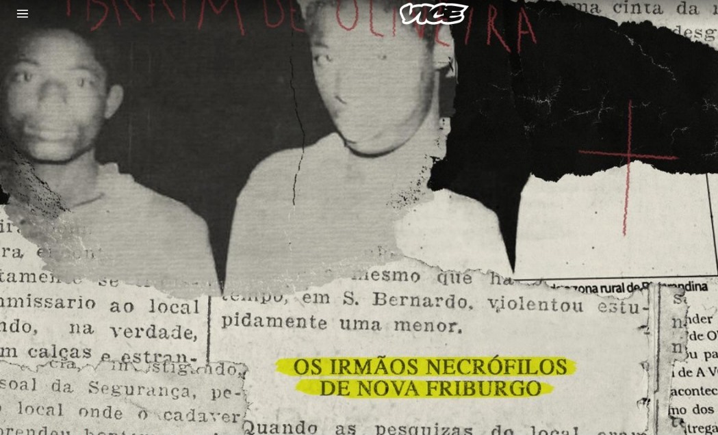 VICE relembra Irmãos Necrófilos com páginas de AVS
