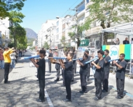 Banda de Tambores do Odette Penna Muniz é premiada em Santa Catarina