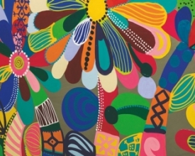 As cores da pintora carioca Dila Vidal na Galeria da Usina Cultural