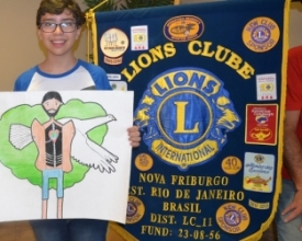 Lions Clube elege os campeões do concurso “Cartaz da Paz”