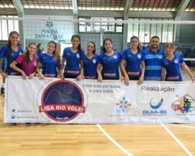 Equipe infanto do Friburgo Vôlei é quarta colocada na Liga Rio