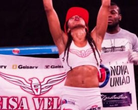 Flavio Féu e Geisa Veloso vencem lutas em evento profissional de MMA