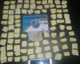 Polícia apreende 160 papelotes de cocaína em duas operações