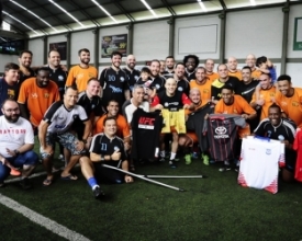 Futebol Solidário de Marlon Moraes arrecadou mais de 300kg de alimentos