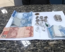 Rapaz é preso por tráfico de drogas na Praça Getúlio Vargas