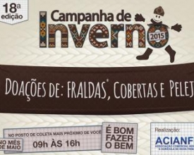 Campanha de Inverno da Acianf prorrogada até 10 de junho