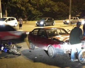 Acidente no Bairro Ypu deixa ao menos um ferido