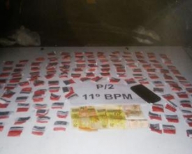 PM apreende cocaína com dois jovens em Jardinlândia