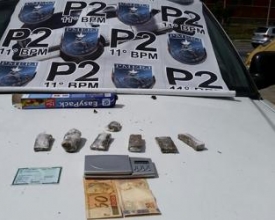 PM prende homem com maconha no Jardim Califórnia