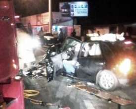 Cinco feridos em acidente no distrito de Mury