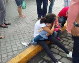 Mulher é atropelada na Rua Sete de Setembro