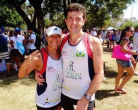 Casal friburguense encara maratona de quase 100 km e alcança pódio