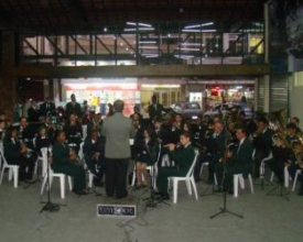 Estação Livre é palco de apresentação da Euterpe Friburguense