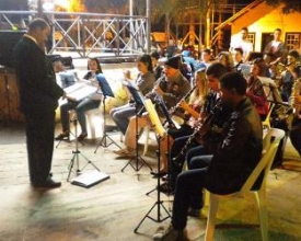 Euterpe Lumiarense em nova apresentação no Banda na Praça