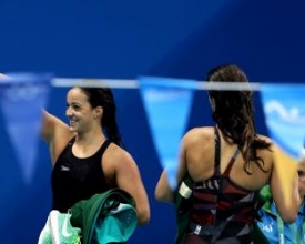 Jhennifer e equipe repetem média, mas não alcançam final olímpica
