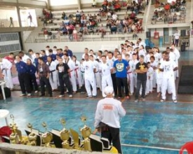 Anfitrião, CTAM é vice por equipes da Copa Edmond de Taekwondo