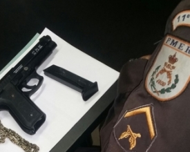 Jovens são presos com armas no Centro e no Terra Nova