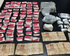 Avó e neto são presos por tráfico de drogas
