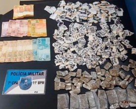 Dupla é detida pela P2 no Alto do Floresta com cocaína e maconha