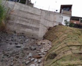 Concluída obra em pedra que ameaçava atingir casas