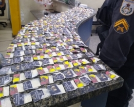Em três operações, PM prende cinco e apreende farta quantidade de drogas