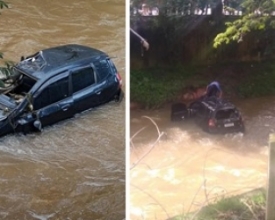 Carro cai no Rio Bengalas e motorista de 21 anos morre