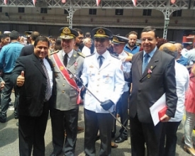 Renato Bravo é condecorado com Medalha Mérito Avante Bombeiro