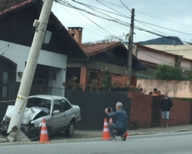 Acidente no viaduto do Paissandu deixa 3 feridos