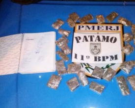 PM apreende maconha após tiroteio em bar no Alto do Floresta