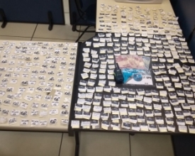 Foragido da Justiça é preso em flagrante com drogas