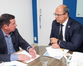 Bravo se encontra com Witzel pela primeira vez, em Petrópolis