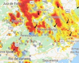 Inmet emite aviso de risco de enchentes e deslizamentos