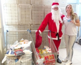 Campanha Estação Livre da Fome arrecada duas toneladas de alimentos