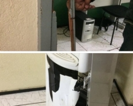 Policial surta e depreda posto da Guarda Municipal na Estação Livre