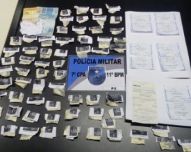 PM flagra jovem de 16 anos com drogas pela 11ª vez