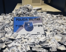 Apreendidos R$ 16 mil em cocaína no Floresta