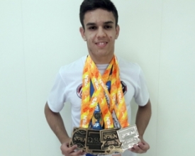 Aos 17 anos, Kayque Xavier coleciona conquistas e se destaca no jiu-jitsu