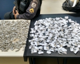 Apreendida grande quantidade de drogas na Granja Spinelli