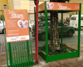 Metalúrgica realiza ação criativa no Centro de Friburgo