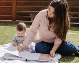 Entre os cuidados e o soninho do bebê, um blog