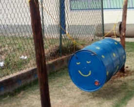 Escola em São Geraldo ganha o 1º "ecoparquinho" de Friburgo