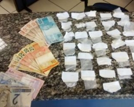 Jovens flagrados com cocaína em Riograndina