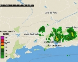 Frente fria perde força e chove menos do que o esperado