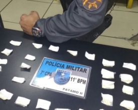 Homem preso por tráfico no Rui Sanglard